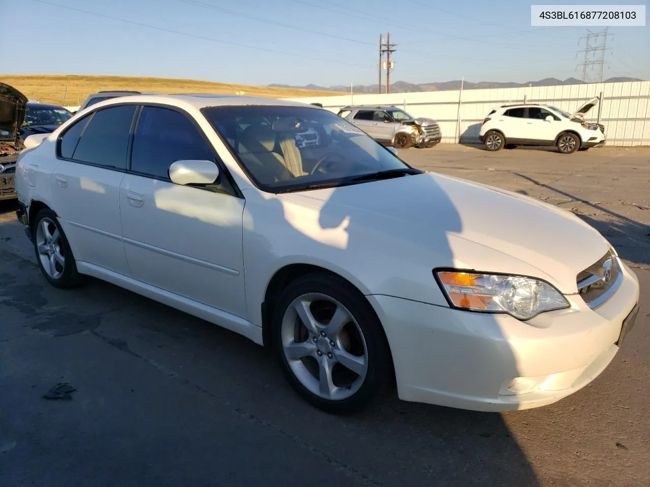 4S3BL616877208103 2007 Subaru Legacy 2.5I