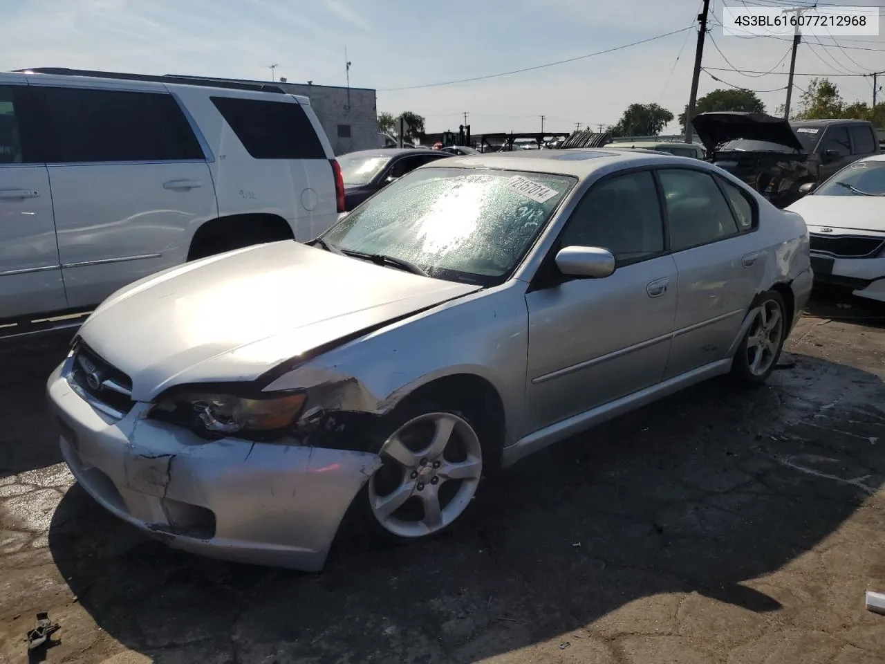 2007 Subaru Legacy 2.5I VIN: 4S3BL616077212968 Lot: 72157014