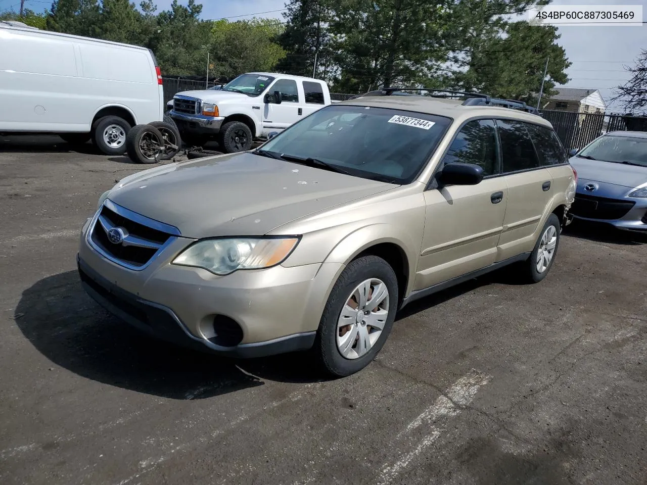 2008 Subaru Outback VIN: 4S4BP60C887305469 Lot: 53877344