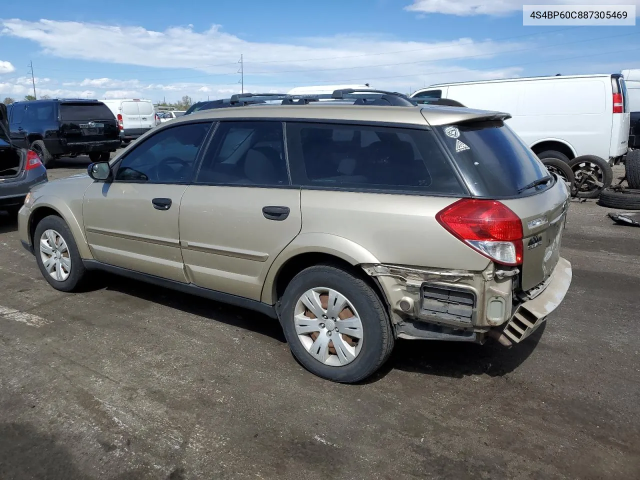 4S4BP60C887305469 2008 Subaru Outback