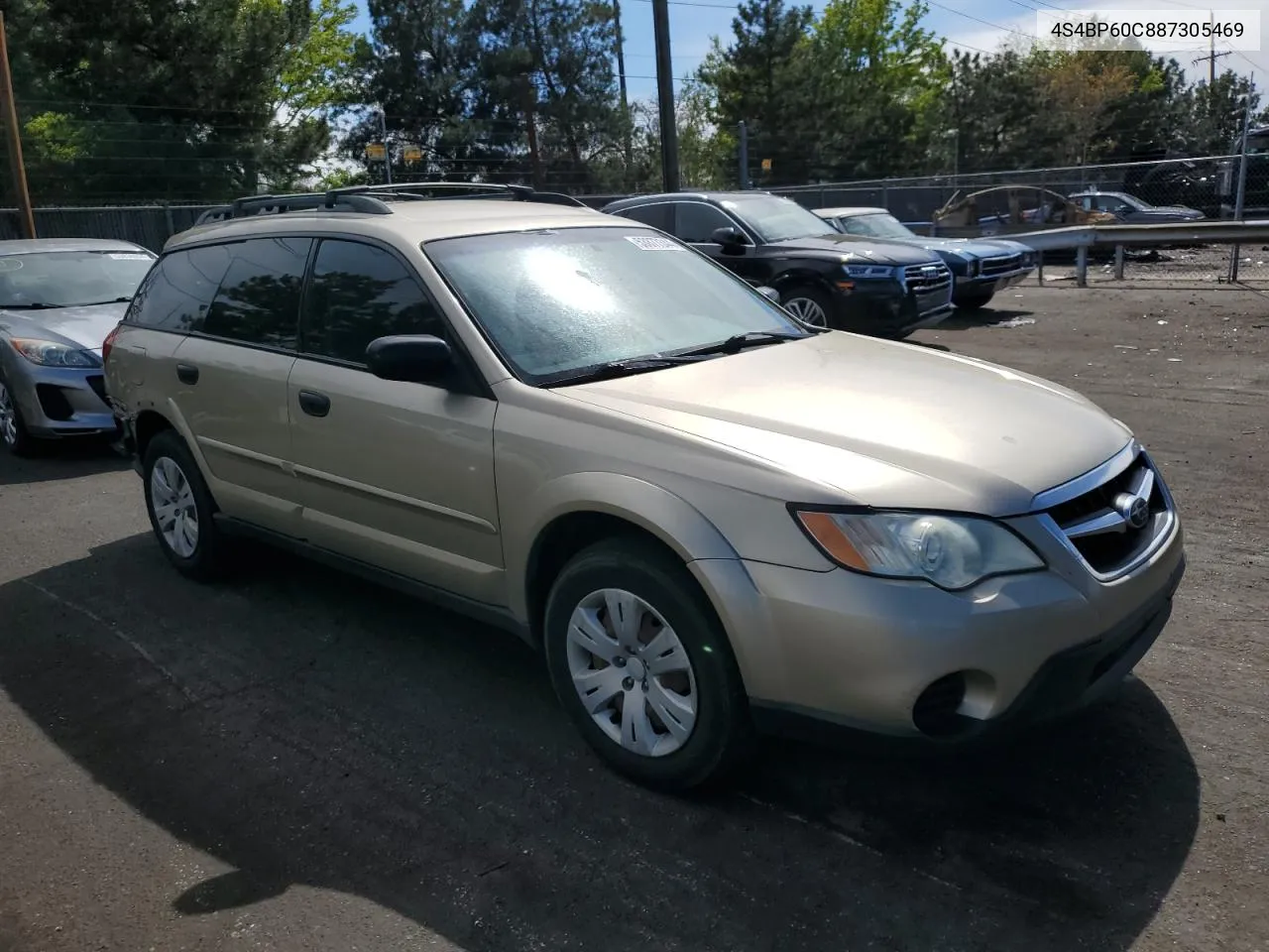 2008 Subaru Outback VIN: 4S4BP60C887305469 Lot: 53877344