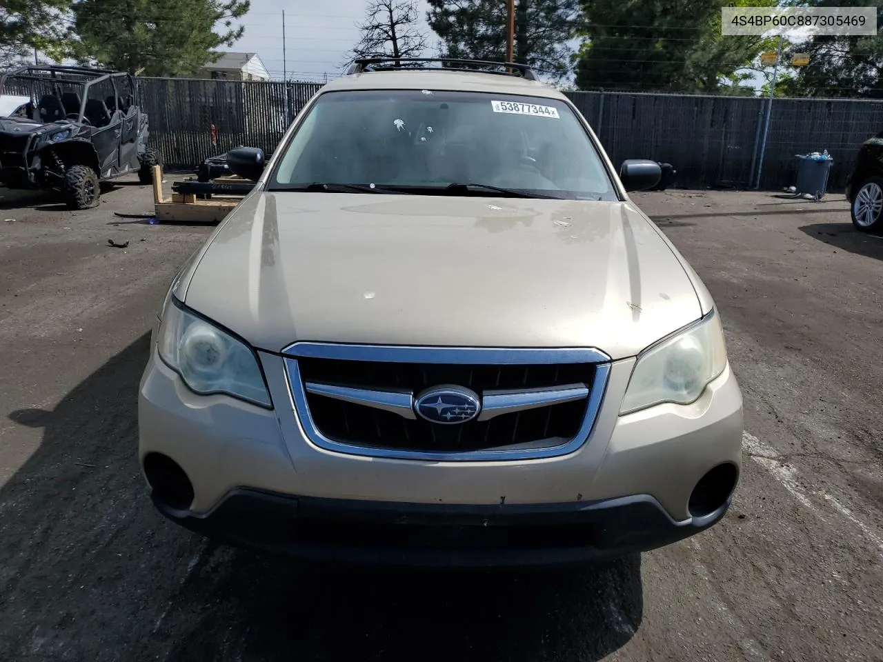 4S4BP60C887305469 2008 Subaru Outback