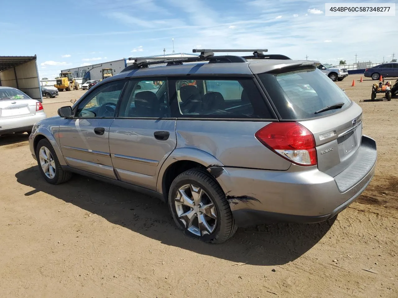 2008 Subaru Outback VIN: 4S4BP60C587348277 Lot: 57130444