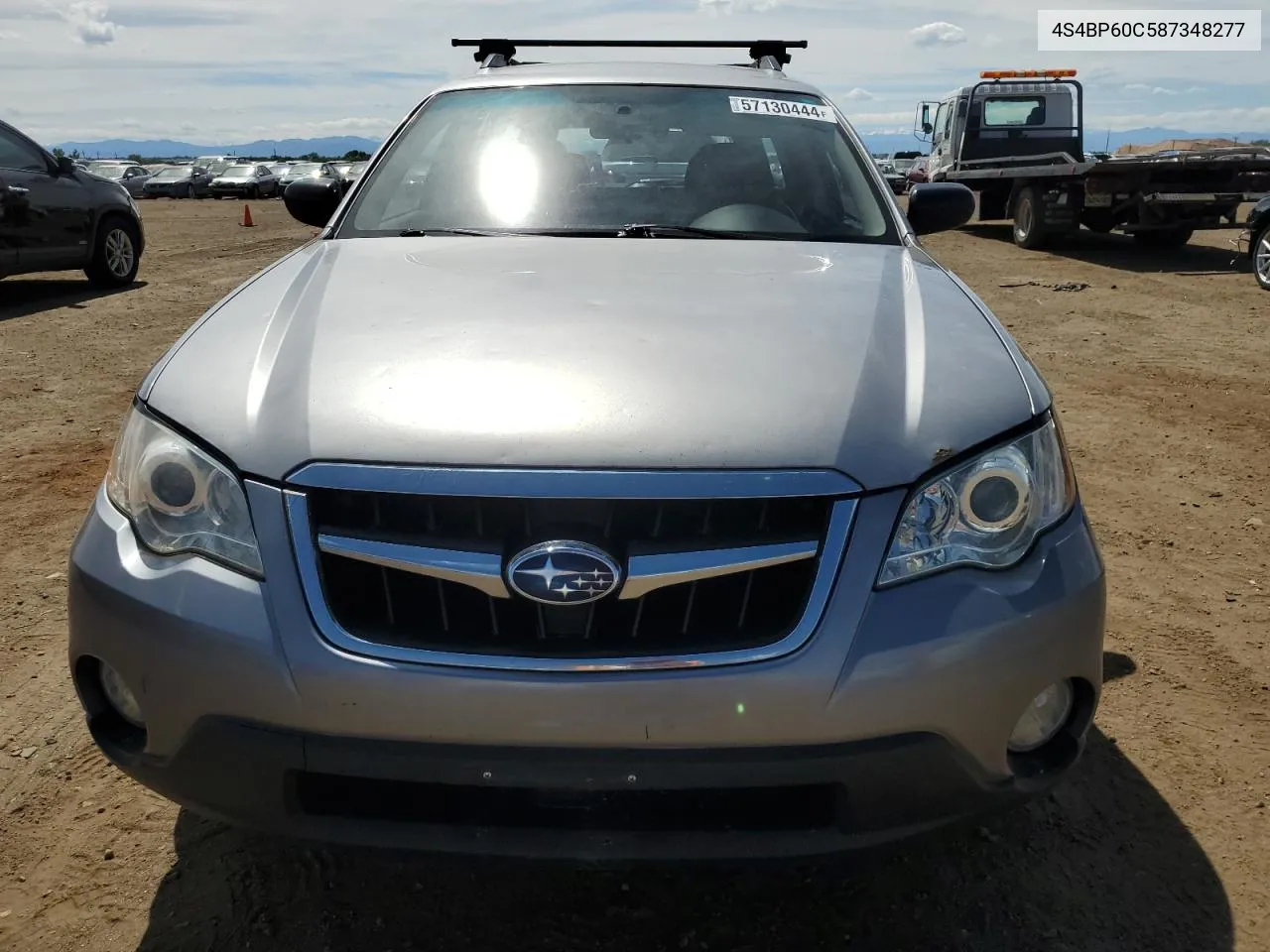 2008 Subaru Outback VIN: 4S4BP60C587348277 Lot: 57130444