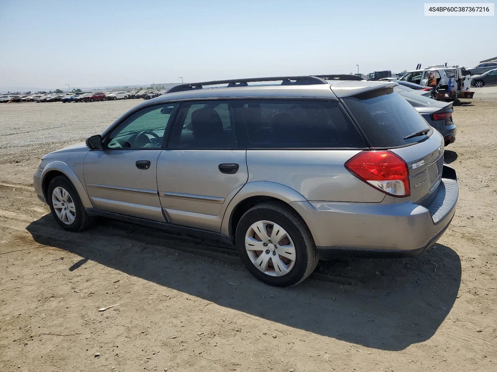 2008 Subaru Outback VIN: 4S4BP60C387367216 Lot: 62148654