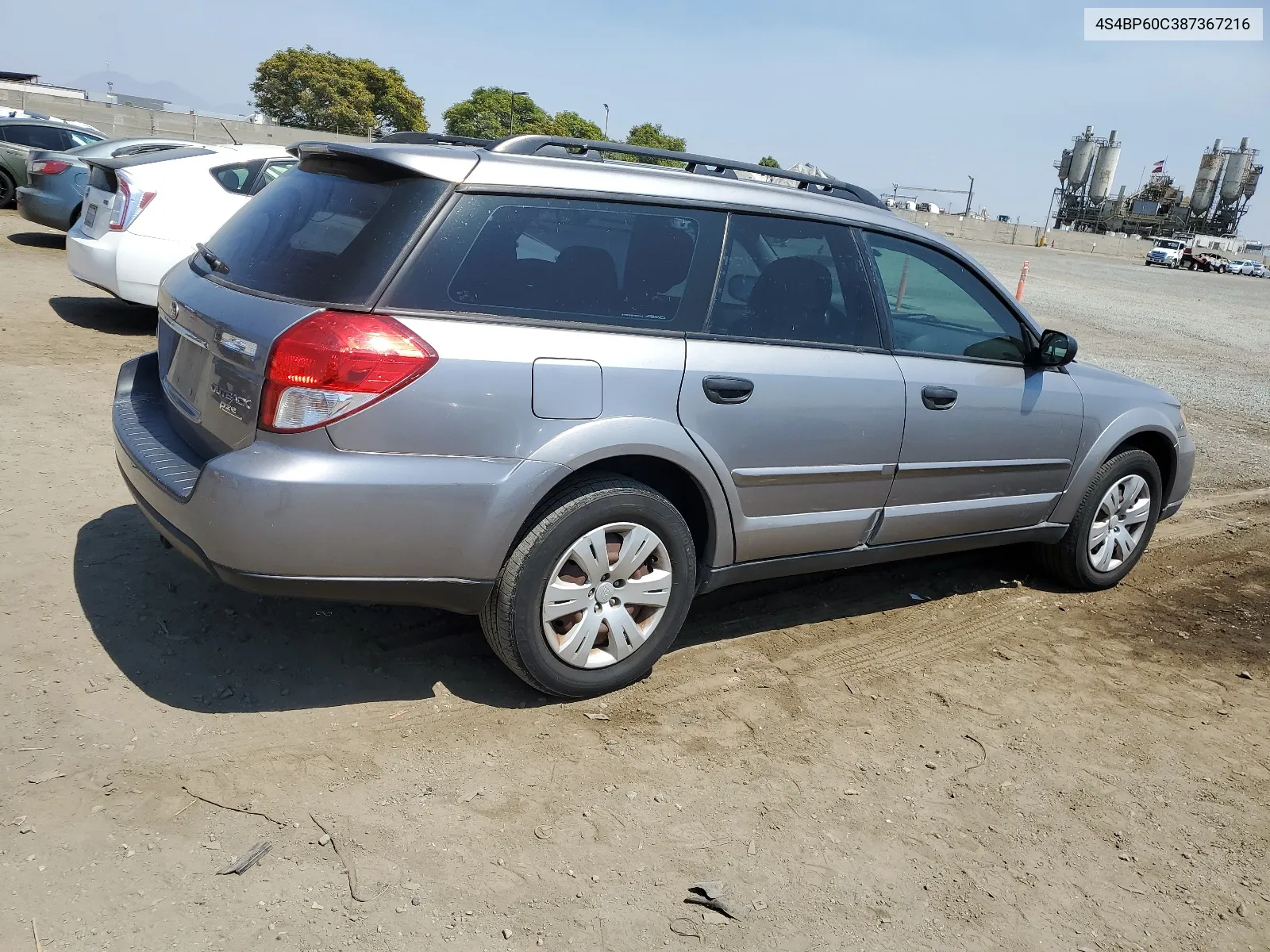 2008 Subaru Outback VIN: 4S4BP60C387367216 Lot: 62148654