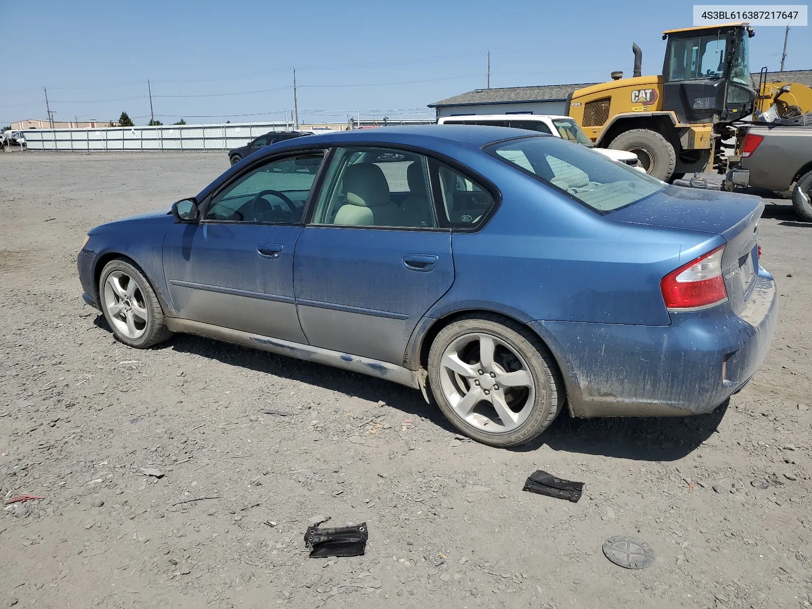 2008 Subaru Legacy 2.5I VIN: 4S3BL616387217647 Lot: 62727704