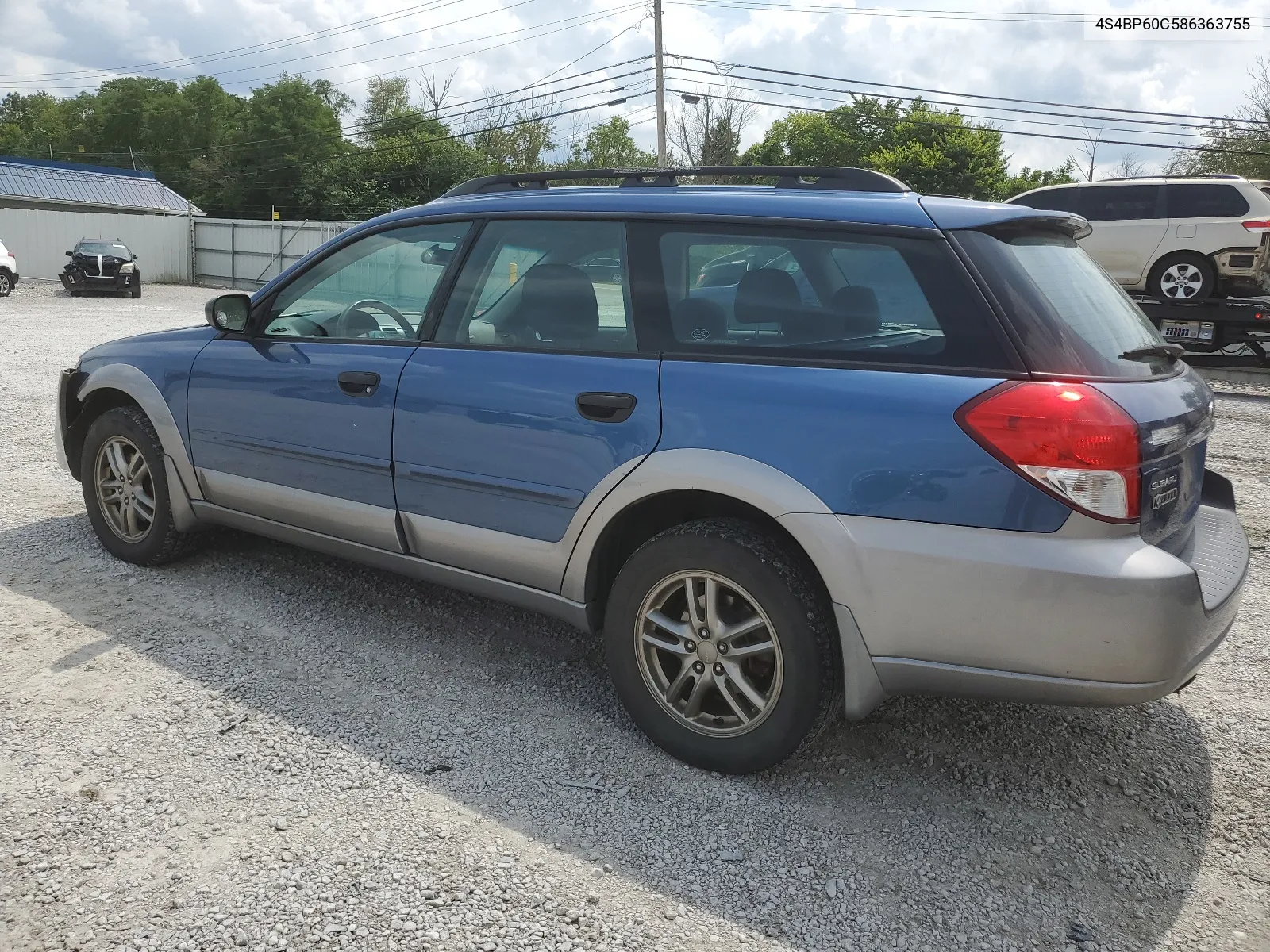 2008 Subaru Outback VIN: 4S4BP60C586363755 Lot: 63665514