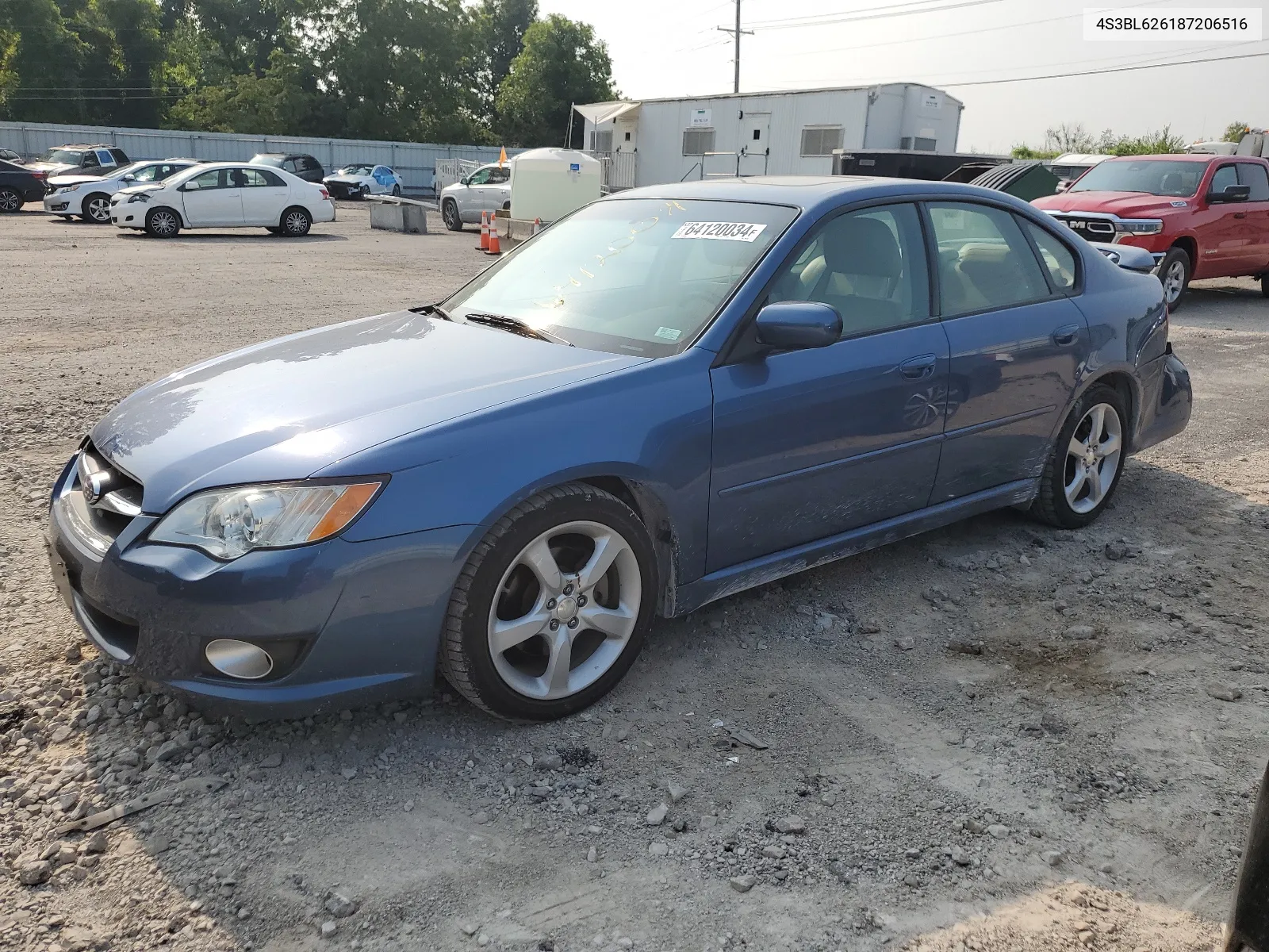 4S3BL626187206516 2008 Subaru Legacy 2.5I Limited