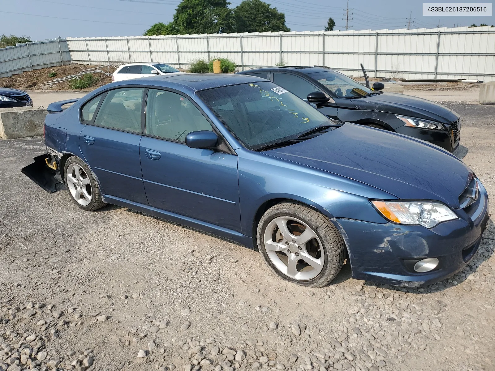 2008 Subaru Legacy 2.5I Limited VIN: 4S3BL626187206516 Lot: 64120034