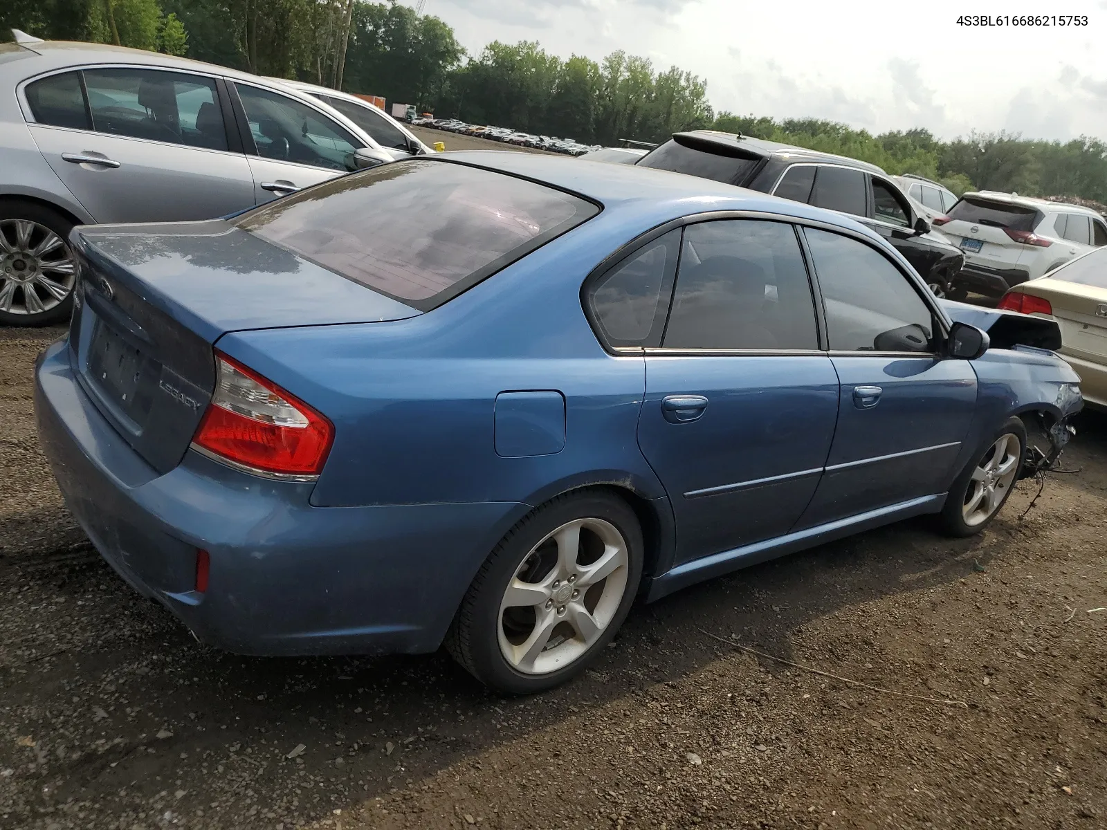 2008 Subaru Legacy 2.5I VIN: 4S3BL616686215753 Lot: 64449154