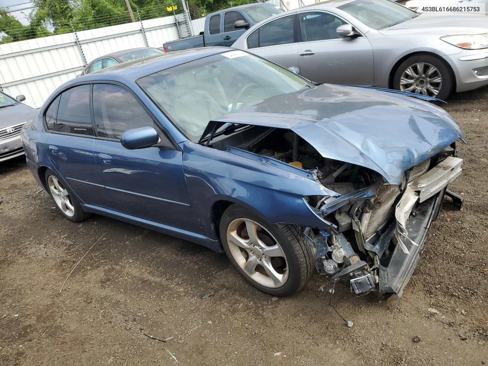 2008 Subaru Legacy 2.5I VIN: 4S3BL616686215753 Lot: 64449154