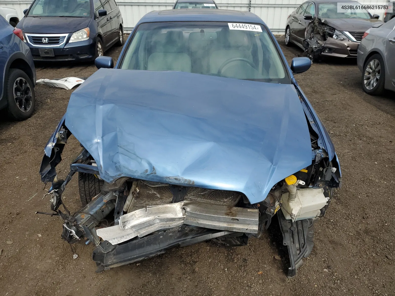 4S3BL616686215753 2008 Subaru Legacy 2.5I