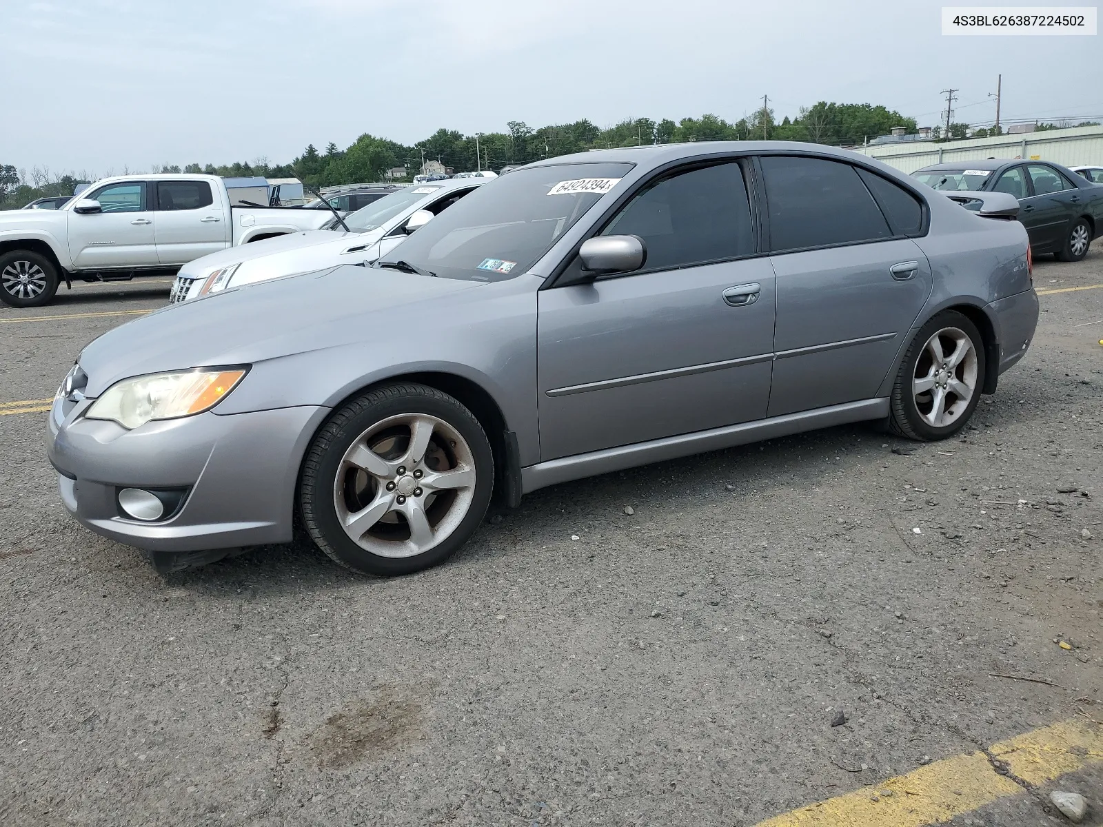 4S3BL626387224502 2008 Subaru Legacy 2.5I Limited