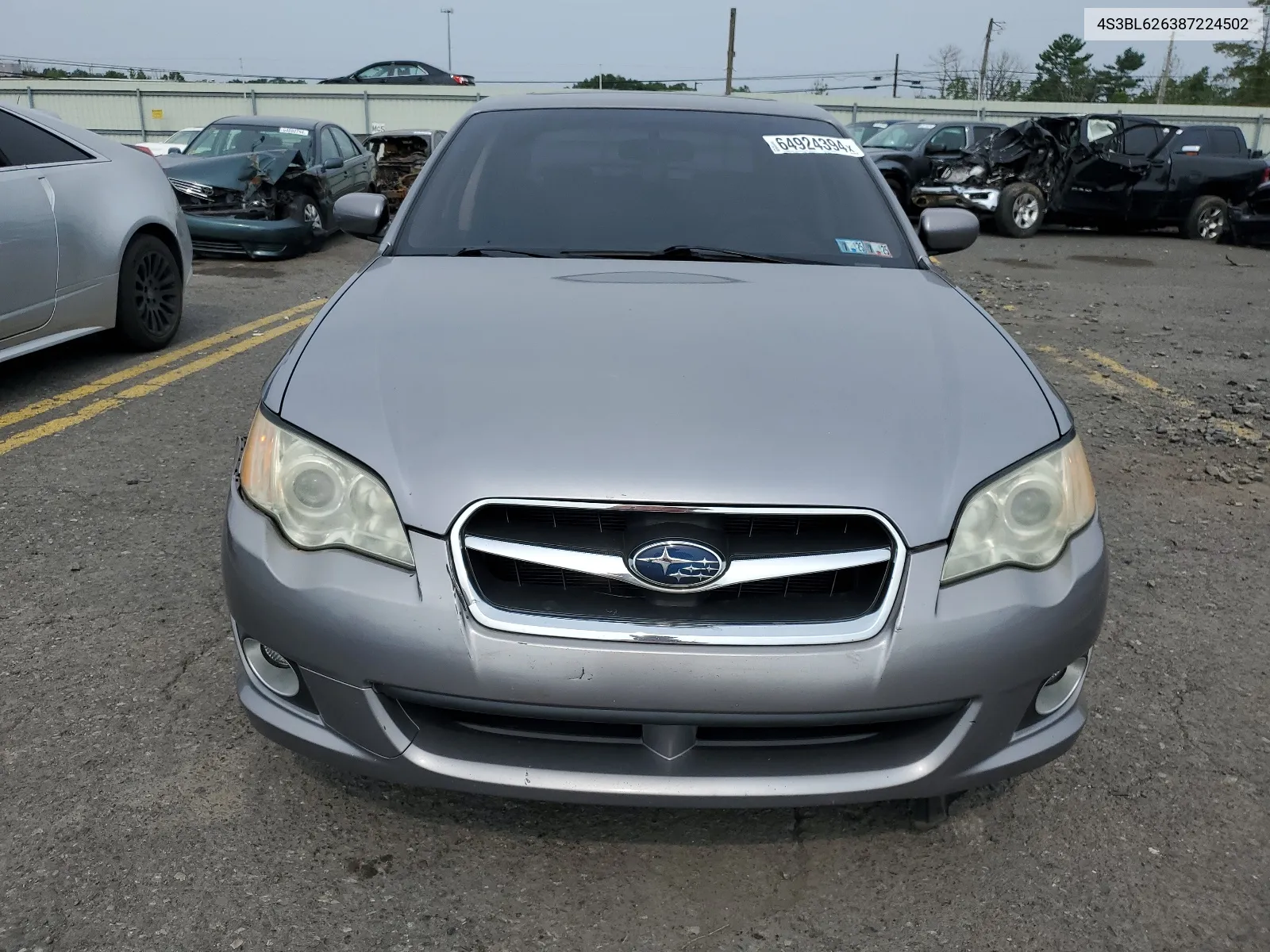 4S3BL626387224502 2008 Subaru Legacy 2.5I Limited