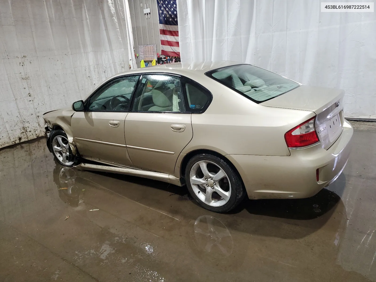 2008 Subaru Legacy 2.5I VIN: 4S3BL616987222514 Lot: 64962514