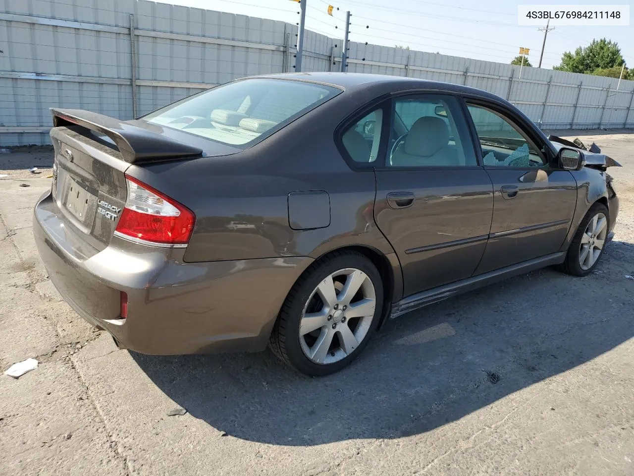 4S3BL676984211148 2008 Subaru Legacy Gt Limited