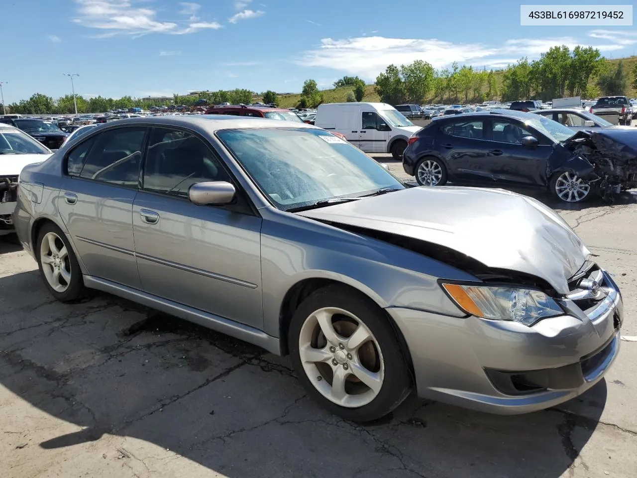 2008 Subaru Legacy 2.5I VIN: 4S3BL616987219452 Lot: 68799204