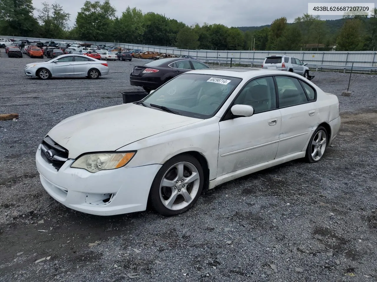 2008 Subaru Legacy 2.5I Limited VIN: 4S3BL626687207709 Lot: 69298714