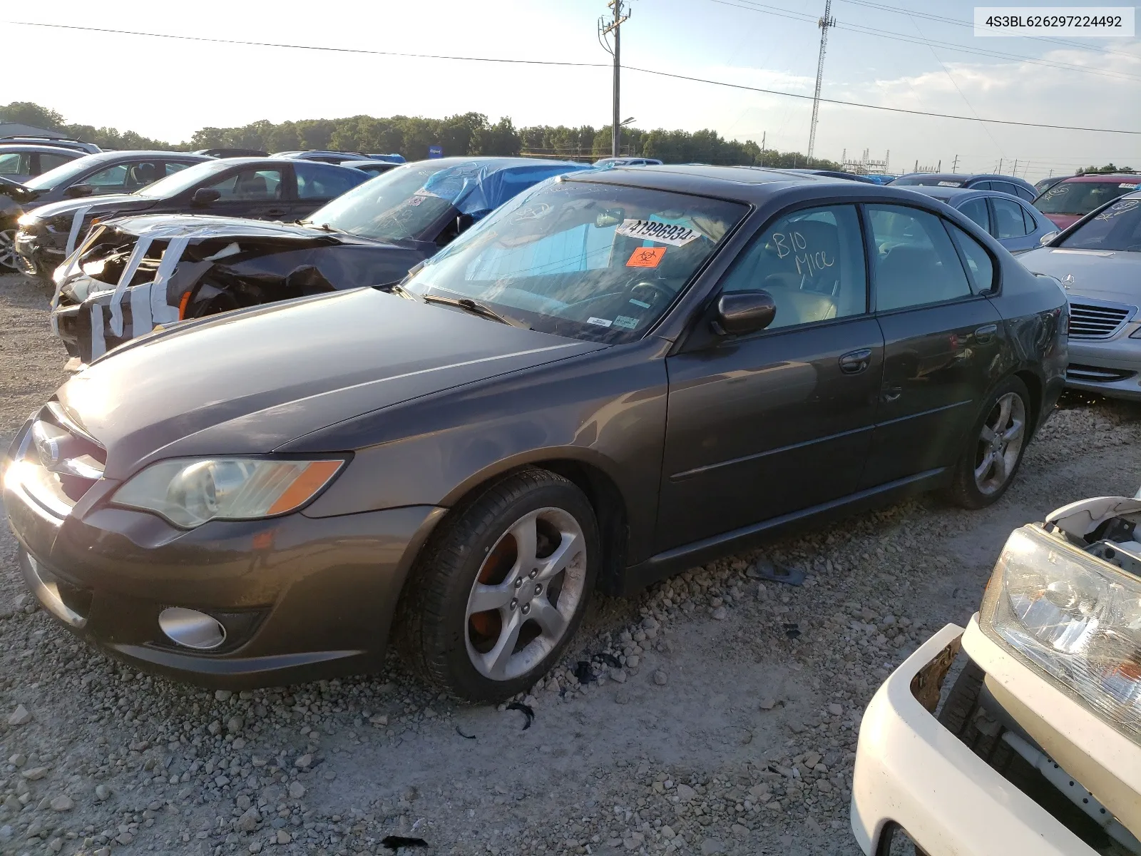 4S3BL626297224492 2009 Subaru Legacy 2.5I Limited