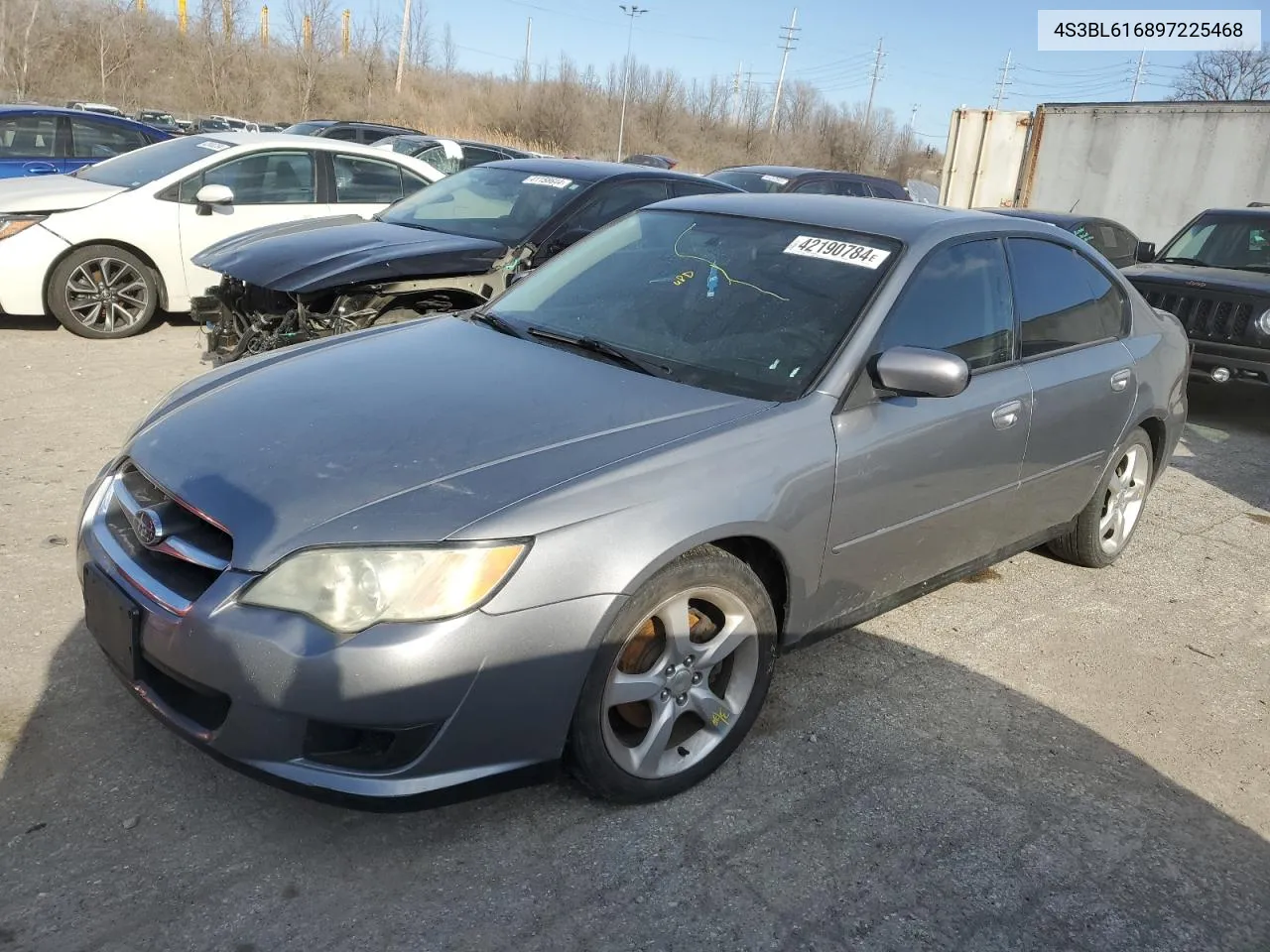 2009 Subaru Legacy 2.5I VIN: 4S3BL616897225468 Lot: 42190784