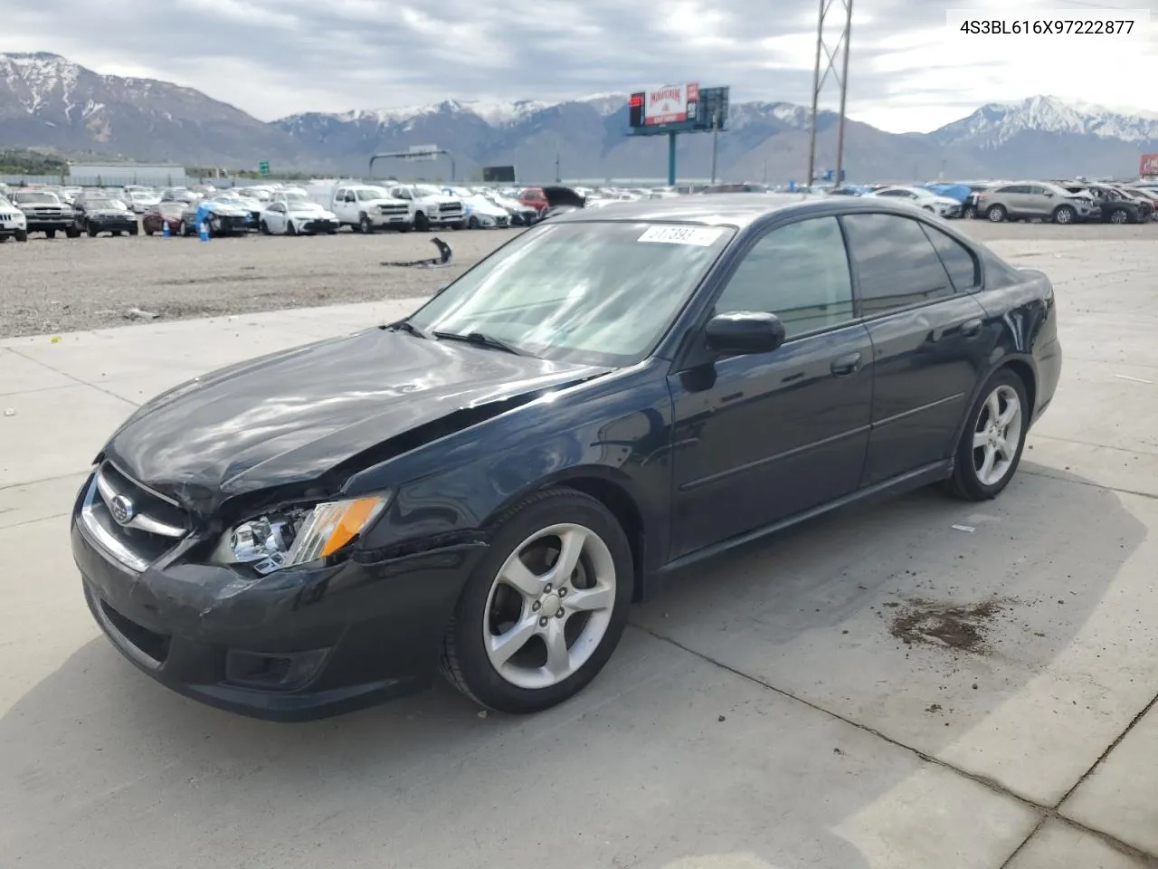 2009 Subaru Legacy 2.5I VIN: 4S3BL616X97222877 Lot: 51739314