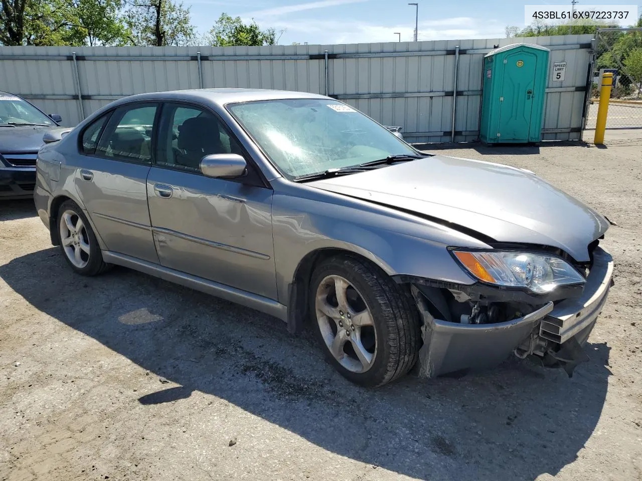 2009 Subaru Legacy 2.5I VIN: 4S3BL616X97223737 Lot: 53151854