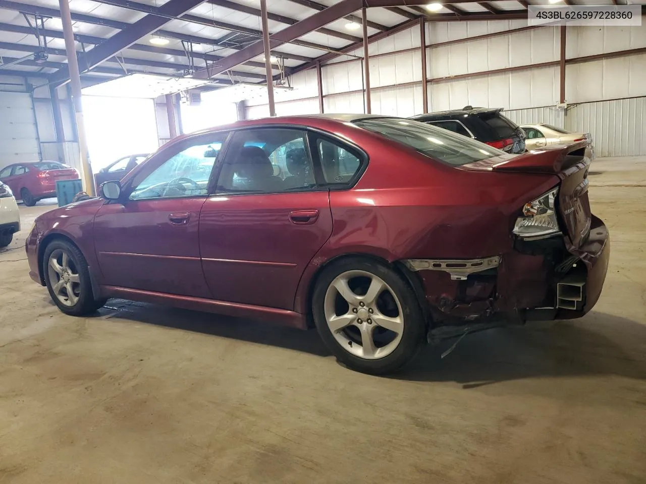 2009 Subaru Legacy 2.5I Limited VIN: 4S3BL626597228360 Lot: 53939774