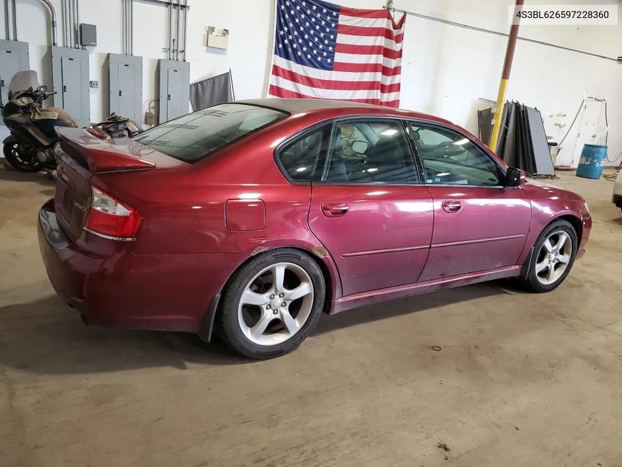 2009 Subaru Legacy 2.5I Limited VIN: 4S3BL626597228360 Lot: 53939774