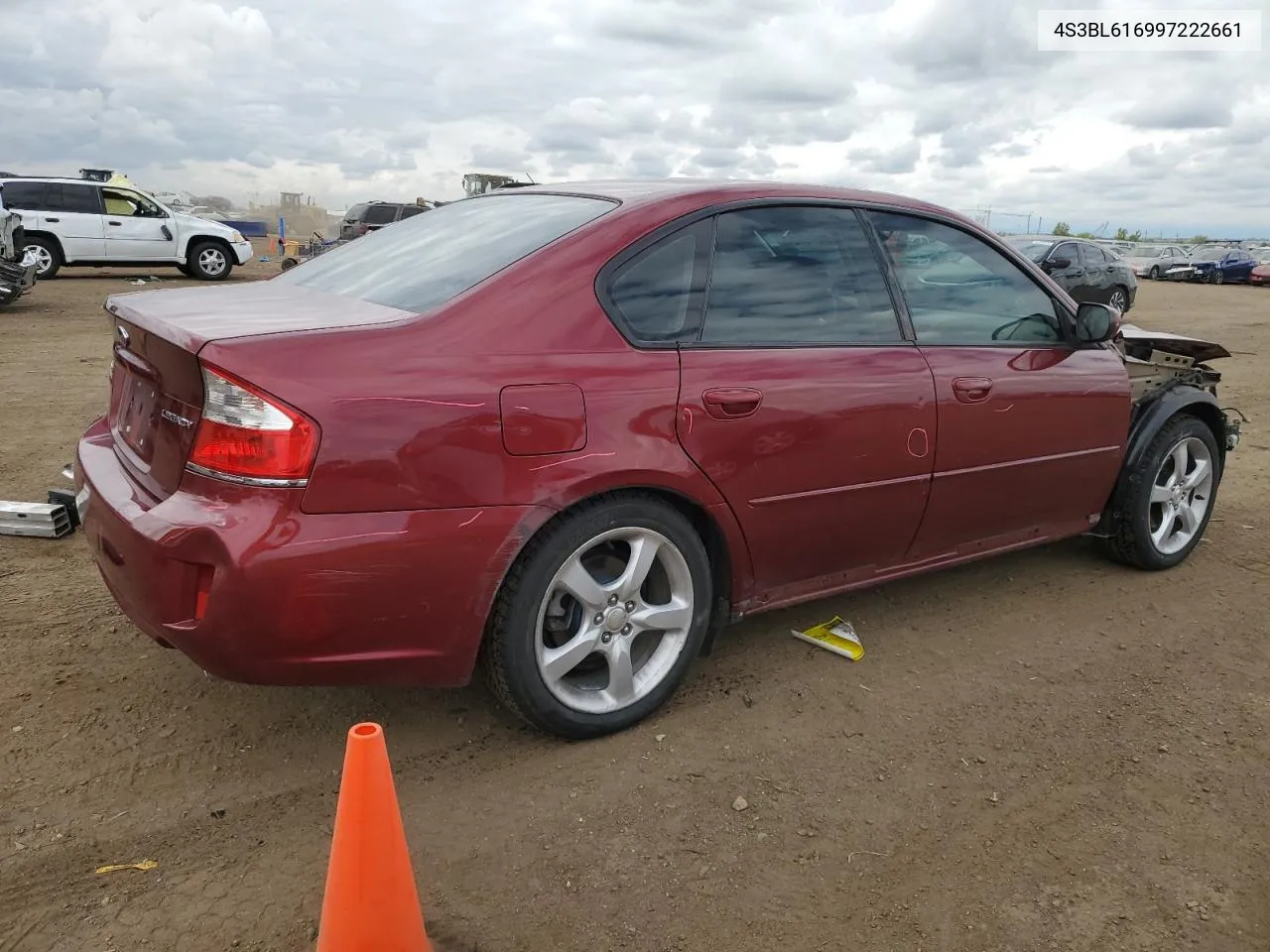 2009 Subaru Legacy 2.5I VIN: 4S3BL616997222661 Lot: 54619434