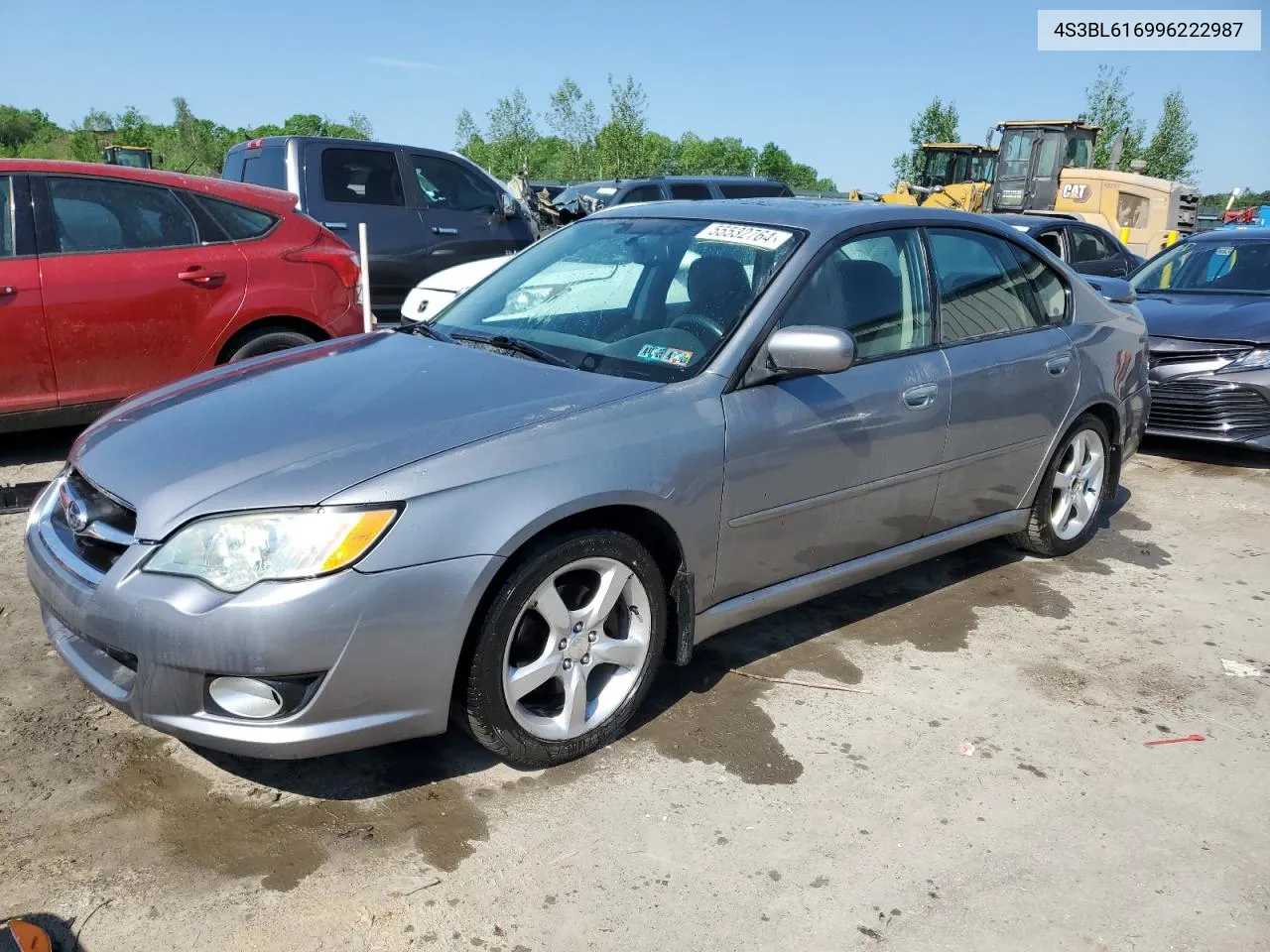 2009 Subaru Legacy 2.5I VIN: 4S3BL616996222987 Lot: 55532764