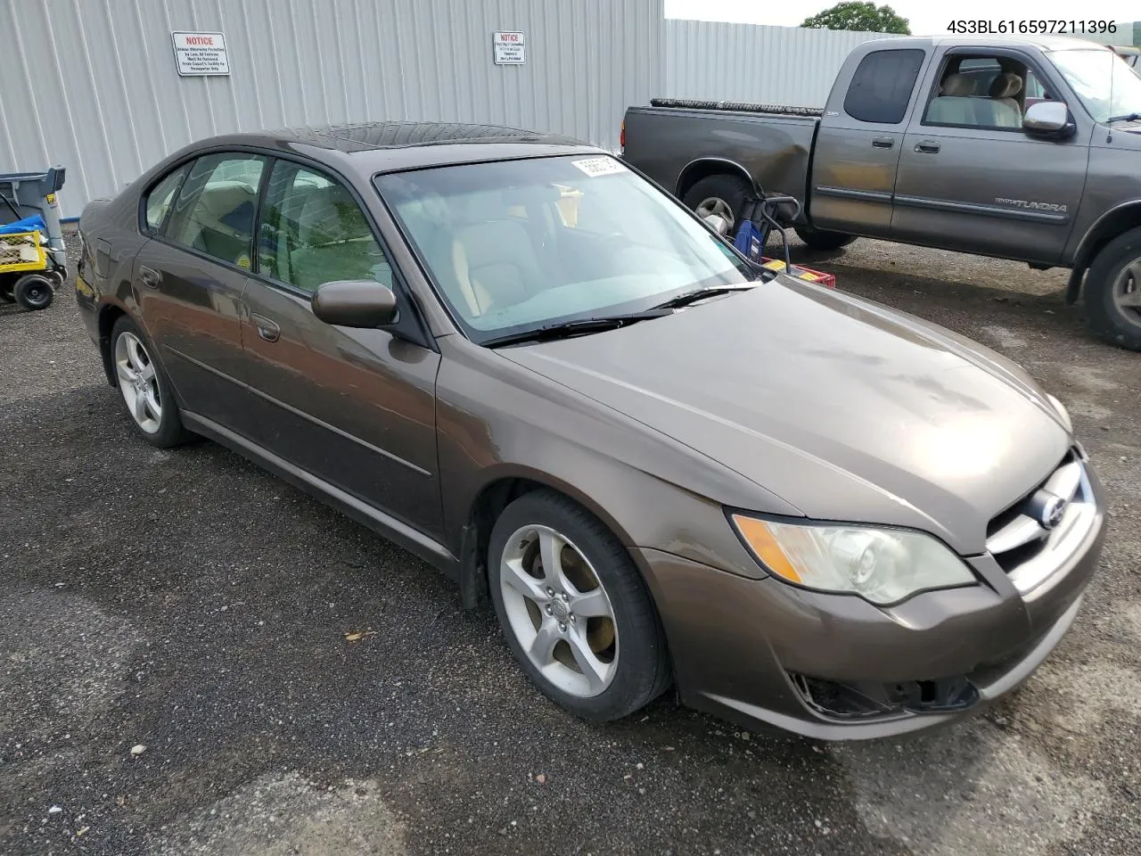 2009 Subaru Legacy 2.5I VIN: 4S3BL616597211396 Lot: 55657134