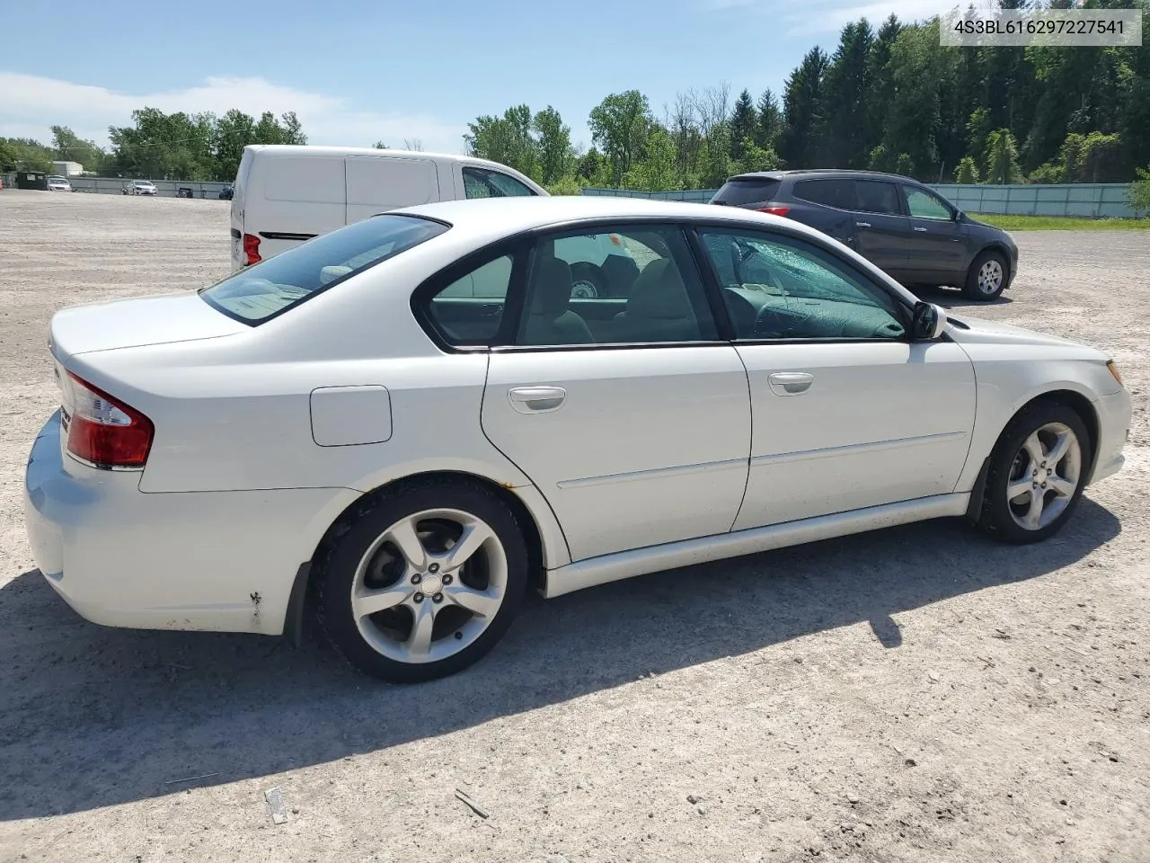 2009 Subaru Legacy 2.5I VIN: 4S3BL616297227541 Lot: 56376124