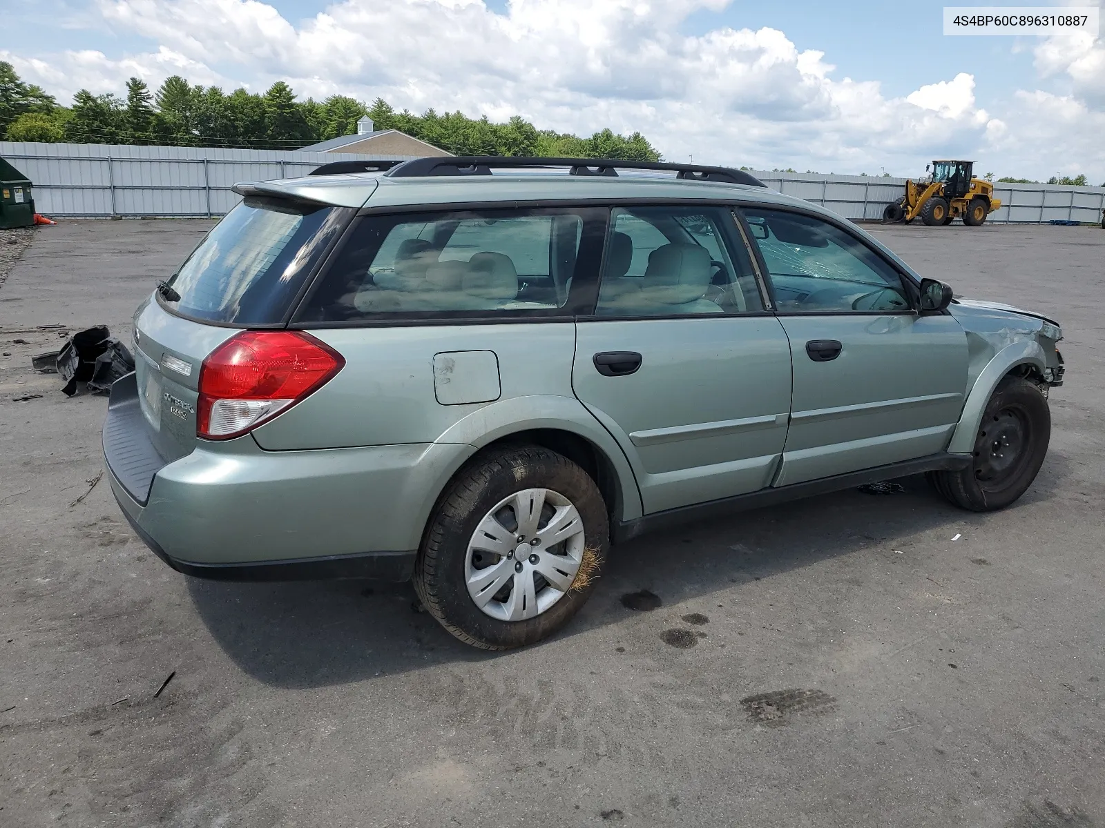 2009 Subaru Outback VIN: 4S4BP60C896310887 Lot: 65289474