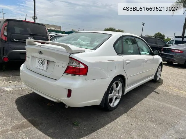 2009 Subaru Legacy 2.5I VIN: 4S3BL616696219027 Lot: 66021574