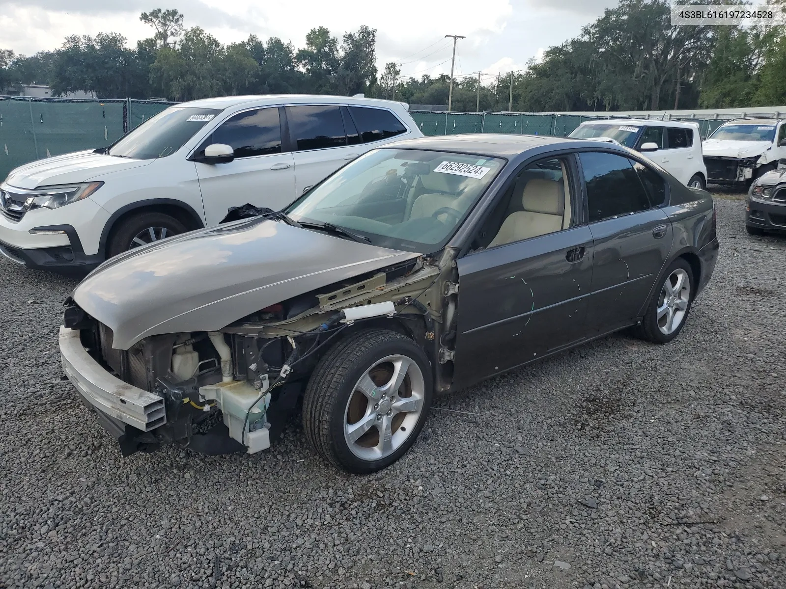 2009 Subaru Legacy 2.5I VIN: 4S3BL616197234528 Lot: 66292524