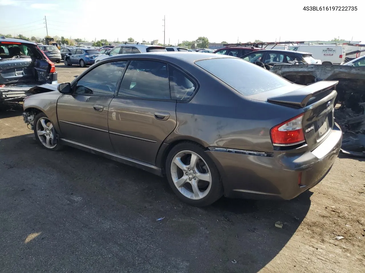 2009 Subaru Legacy 2.5I VIN: 4S3BL616197222735 Lot: 66623994