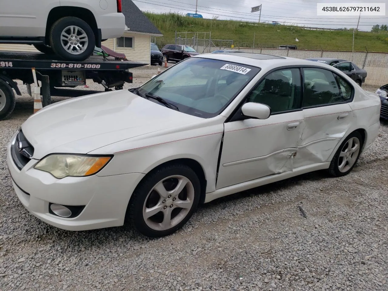 2009 Subaru Legacy 2.5I Limited VIN: 4S3BL626797211642 Lot: 68665814