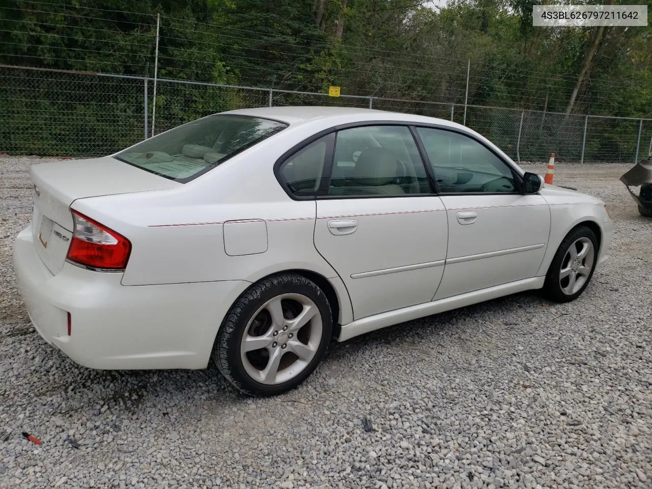 2009 Subaru Legacy 2.5I Limited VIN: 4S3BL626797211642 Lot: 68665814