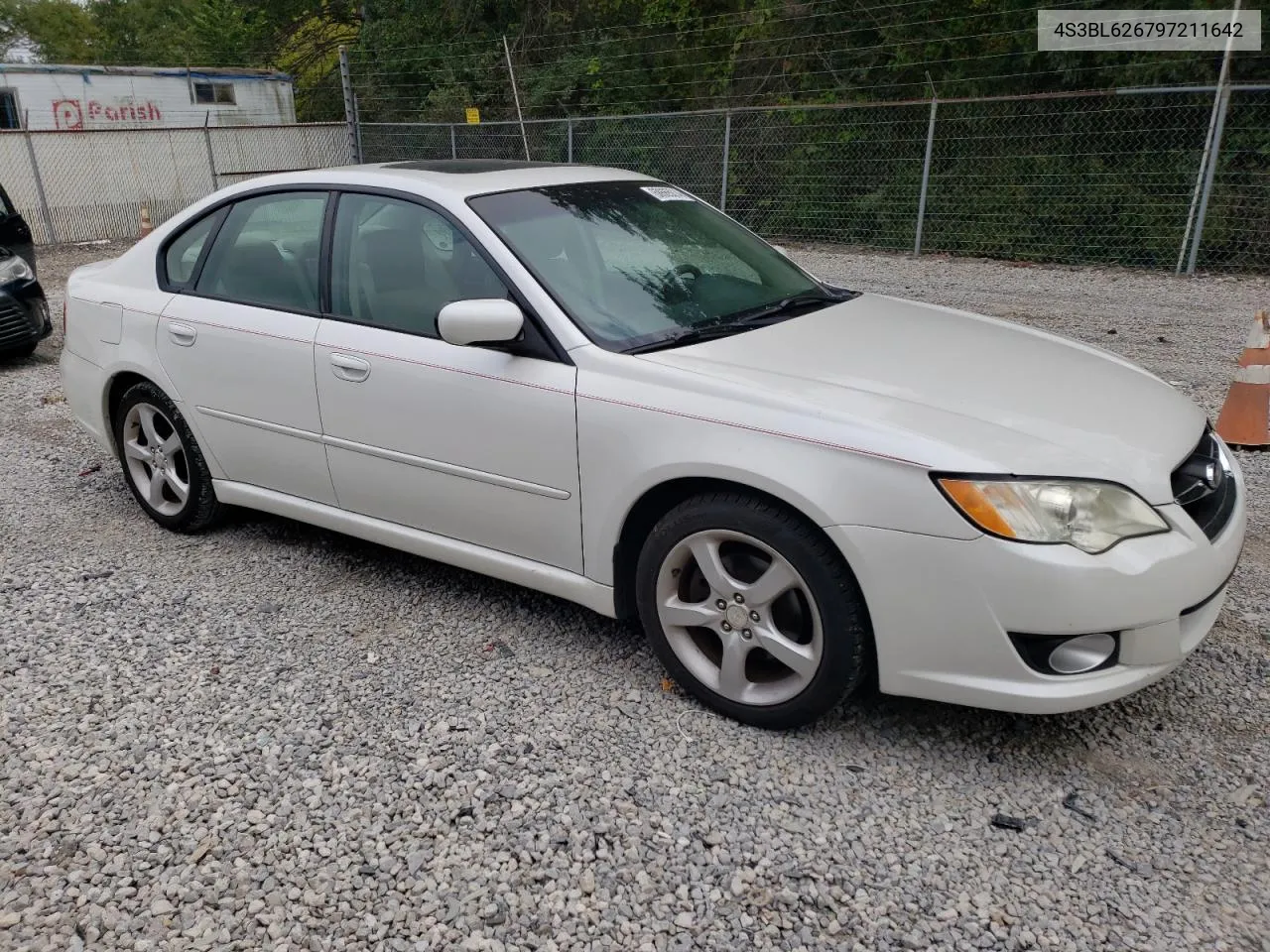 2009 Subaru Legacy 2.5I Limited VIN: 4S3BL626797211642 Lot: 68665814