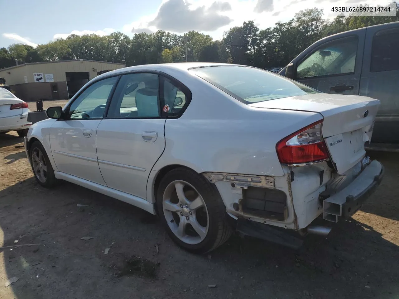 4S3BL626897214744 2009 Subaru Legacy 2.5I Limited