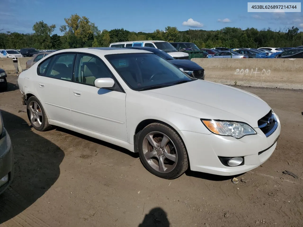 2009 Subaru Legacy 2.5I Limited VIN: 4S3BL626897214744 Lot: 70203324