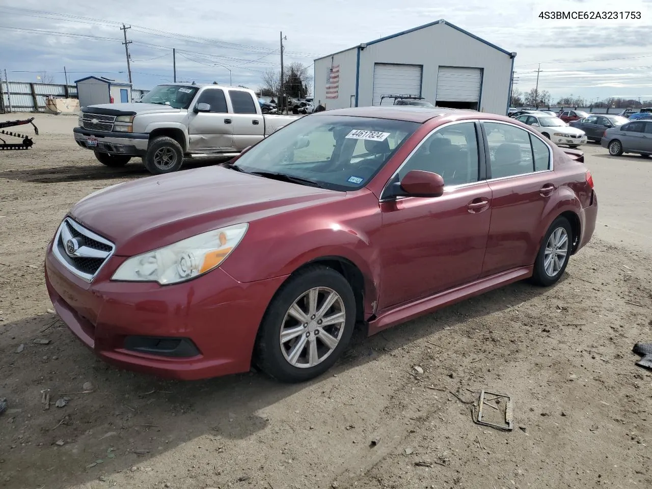 2010 Subaru Legacy 2.5I Premium VIN: 4S3BMCE62A3231753 Lot: 44617824