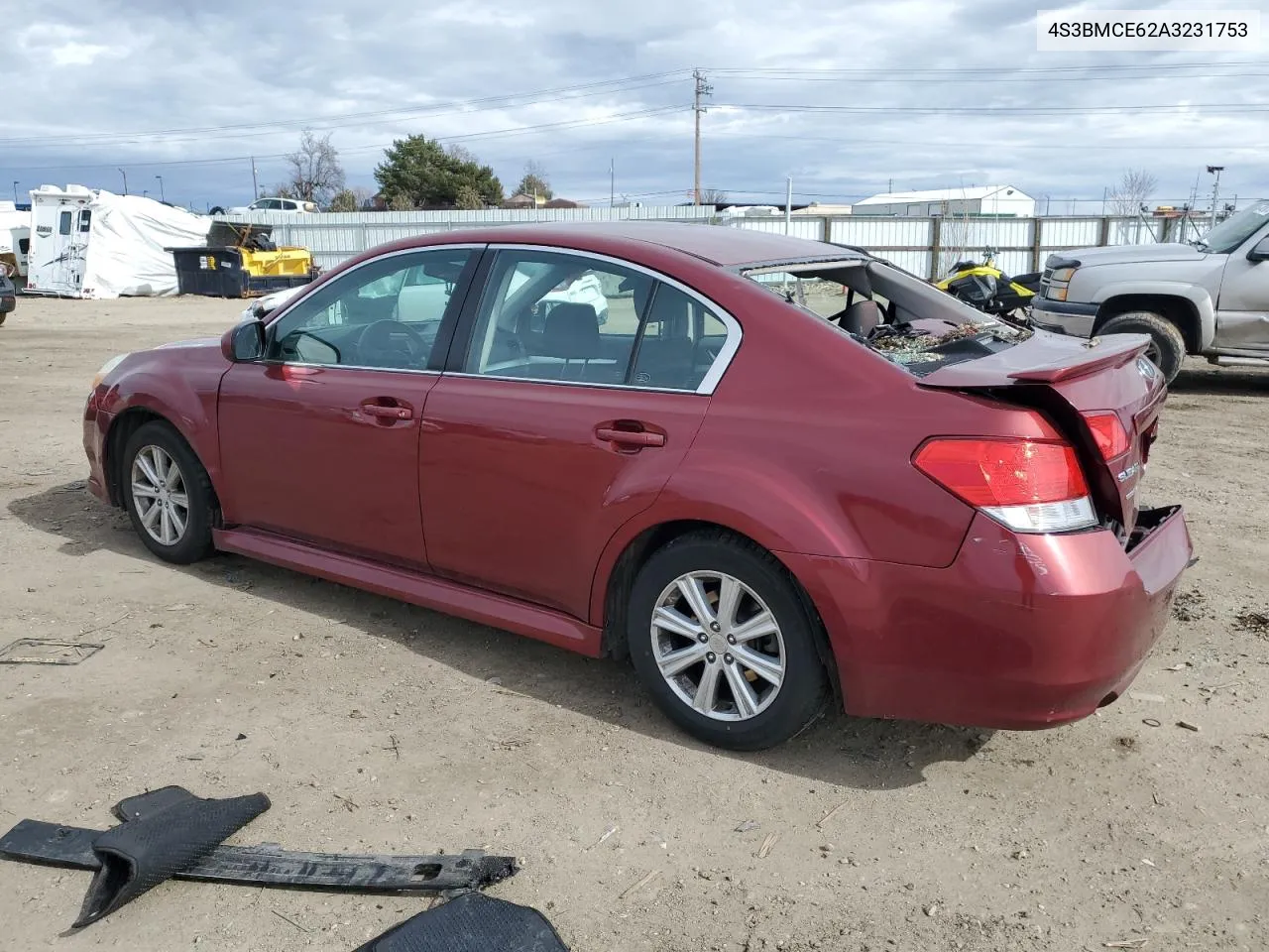 2010 Subaru Legacy 2.5I Premium VIN: 4S3BMCE62A3231753 Lot: 44617824