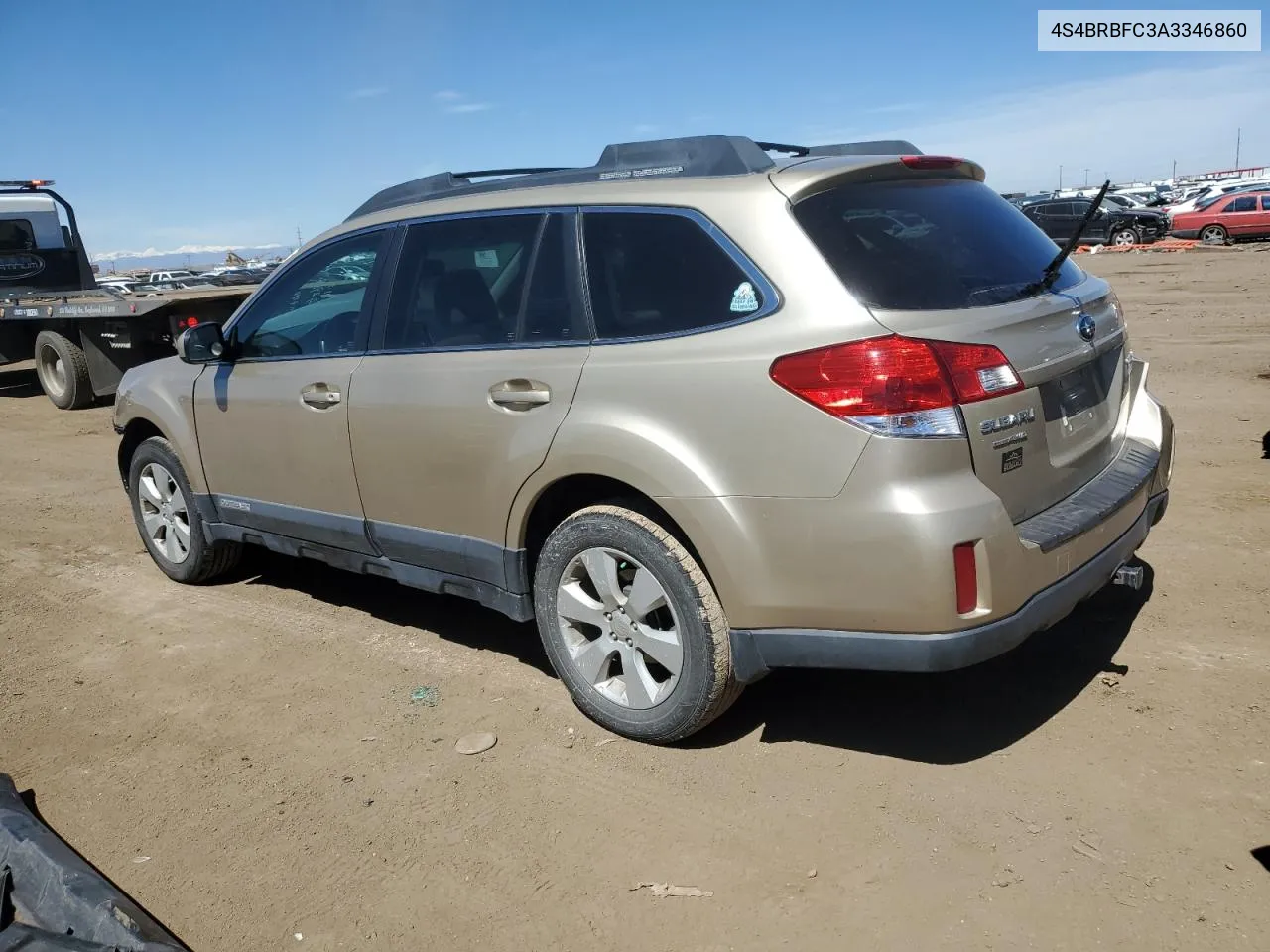 4S4BRBFC3A3346860 2010 Subaru Outback 2.5I Premium