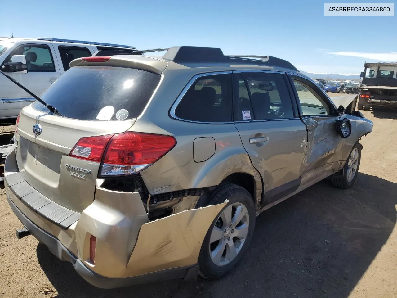 4S4BRBFC3A3346860 2010 Subaru Outback 2.5I Premium