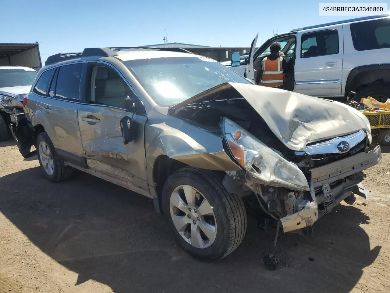 2010 Subaru Outback 2.5I Premium VIN: 4S4BRBFC3A3346860 Lot: 49715114