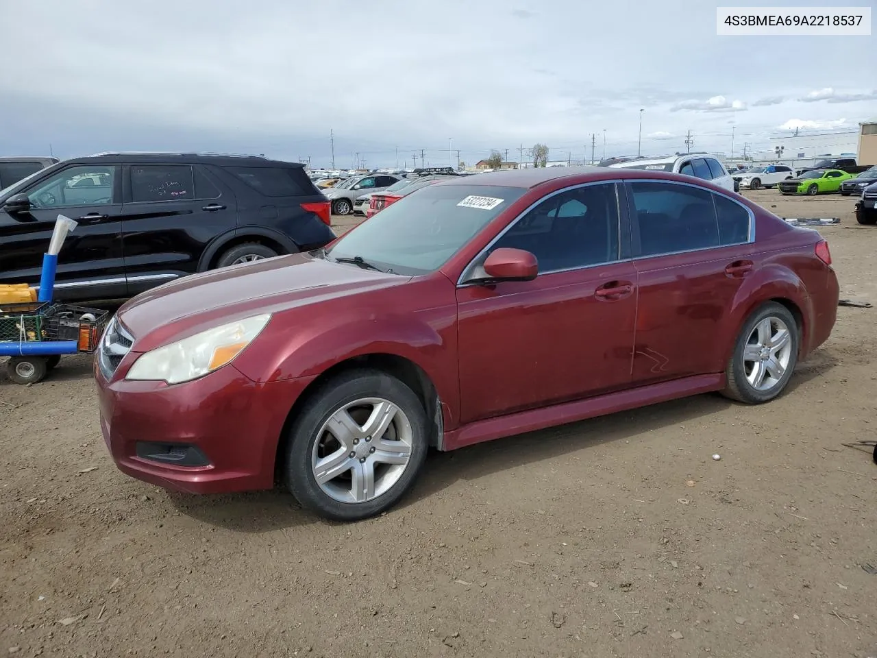 2010 Subaru Legacy 3.6R VIN: 4S3BMEA69A2218537 Lot: 53227234