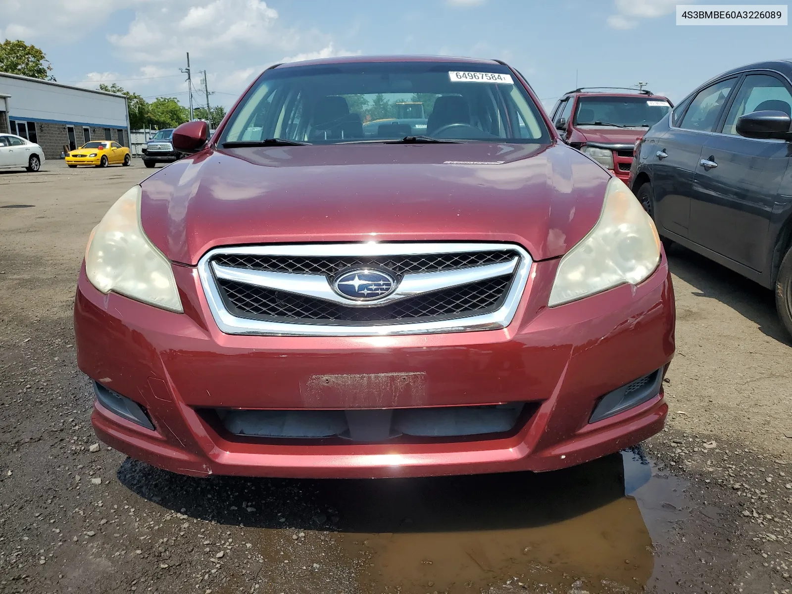 2010 Subaru Legacy 2.5I Premium VIN: 4S3BMBE60A3226089 Lot: 64967584