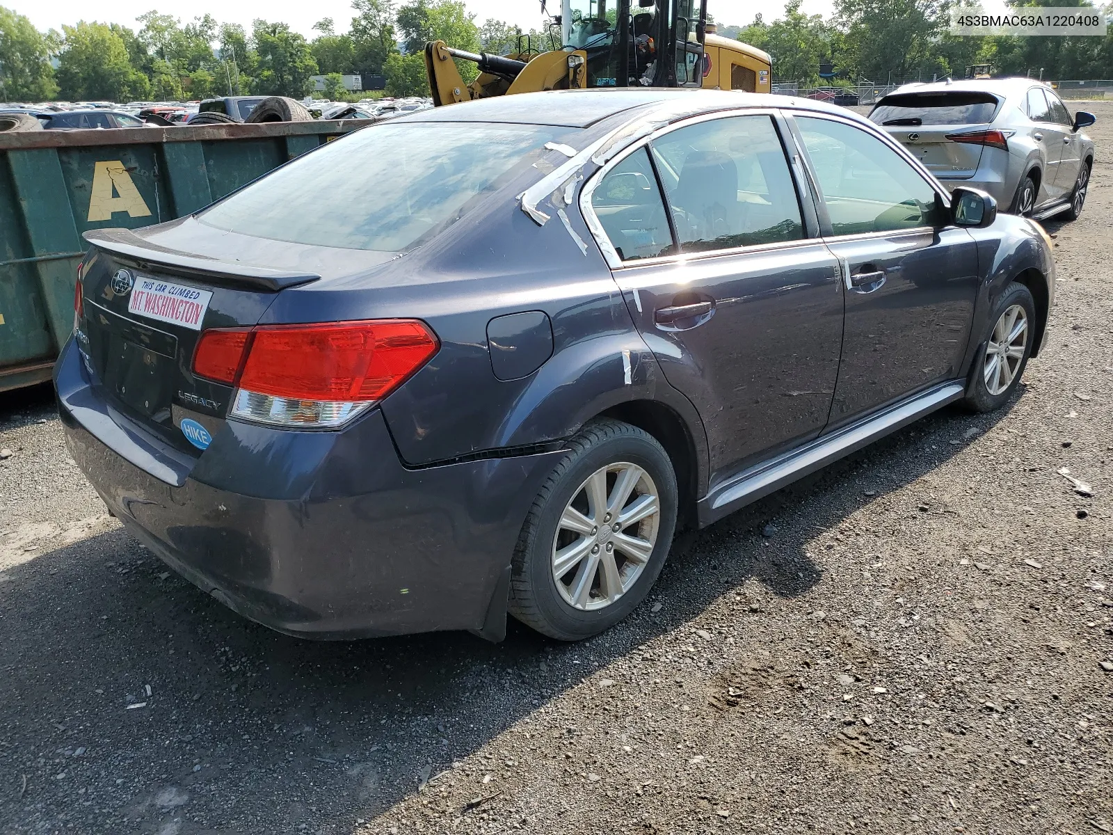 2010 Subaru Legacy 2.5I Premium VIN: 4S3BMAC63A1220408 Lot: 65795614